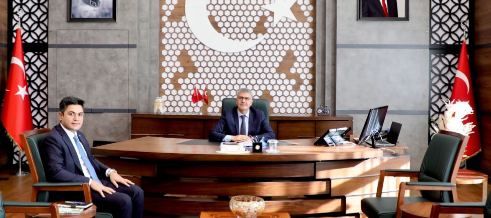 Altunhisar Kaymakamlığı’na Atanan Abdulhamit Bağış’tan Niğde Valisi Cahit Çelik’e Ziyaret