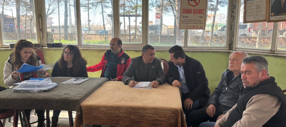 BOR'DA ÜRETİCİLERLE BULUŞMALAR SÜRÜYOR