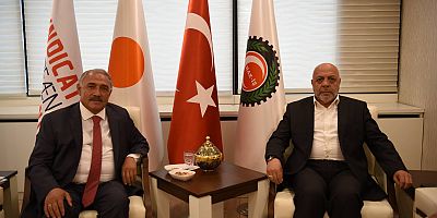 Başkan Özkan’dan Hak-İş Genel Başkanına Ziyaret