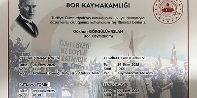 BOR’DA CUMHURİYET COŞKUSU