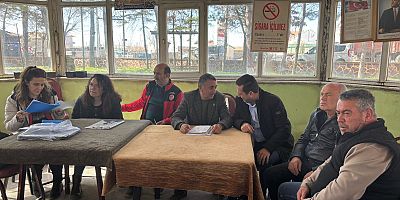 BOR'DA ÜRETİCİLERLE BULUŞMALAR SÜRÜYOR