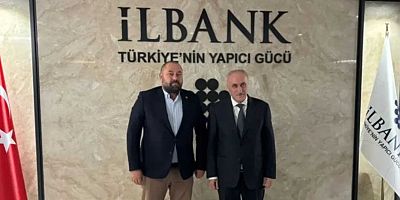 ÇUKURKUYU BELEDİYE BAŞKANI HALİSDEMİR’DEN İLBANK ZİYARETİ
