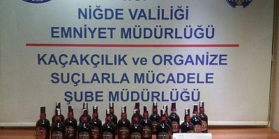 EMNİYETTEN KAÇAK İÇKİ OPERASYONU