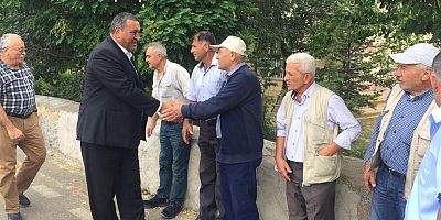 GÜRER, İLÇE, KASABA VE KÖY GEZİLERİNE DEVAM EDİYOR 