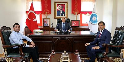 Hizmet-İş Sendikasından Rektöre Ziyaret
