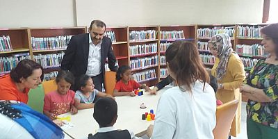 İŞKUR İL MÜDÜRLÜĞÜ ÇOCUK İŞÇİLERE KÜTÜPHANEYİ GEZDİRDİ