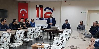 İTFAİYEDEN 112 ACİL ÇAĞRI MERKEZİ YANGIN EĞİTİMİ