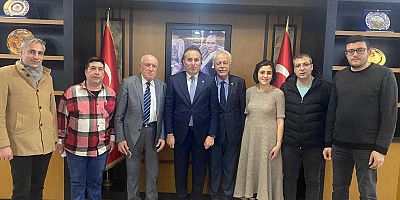 KAYMAKAM GÖKHAN GÖRGÜLÜARSLAN BOR BASINI İLE BİR ARAYA GELDİ