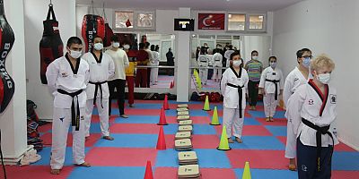 MİLLETVEKİLİ GÜLTEKİN MİLLİ TEKVANDOCULARI ZİYARET ETTİ