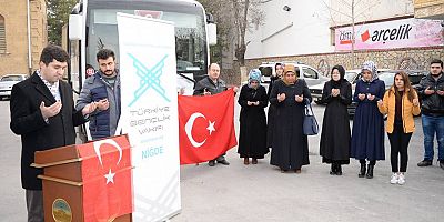 Niğde’de 22 Genç Kudüs’e gönderildi