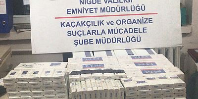 Niğde’de Kaçak Sigara Operasyonu