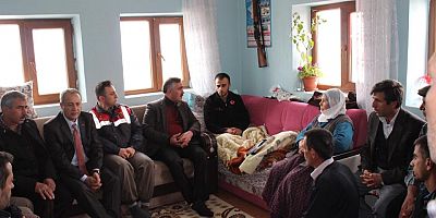 Özegen, Afrin Gazilerini Evlerinde Ziyaret Etti
