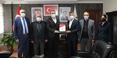 ŞEHİT AİLELERİ DERNEĞİ’NDEN BAŞKAN ÖZDEMİR’E ZİYARET