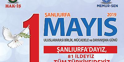 SENDİKA BAŞKANI DEMİRCİOĞLU’NDAN 1 MAYIS MESAJI