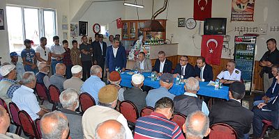 VALİ ŞİMŞEK, KAYIRLI VE ÇAVDARLI KÖYLERİNDE VATANDAŞLARI DİNLEDİ