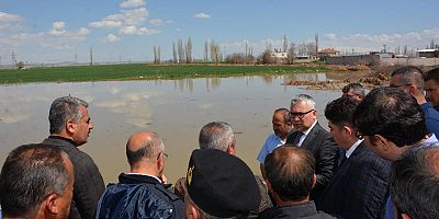 VALİ ŞİMŞEK SU BASKANI SONRASI ZARAR GÖREN YERLERİ İNCELEDİ