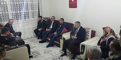 Vali Şimşek’ten Afrin'de Yaralanan Askeri Ziyaret Etti