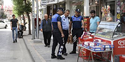 ZABITADAN KALDIRIM İŞGALİ DENETİMİ